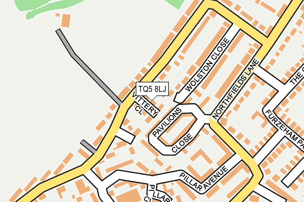 TQ5 8LJ map - OS OpenMap – Local (Ordnance Survey)