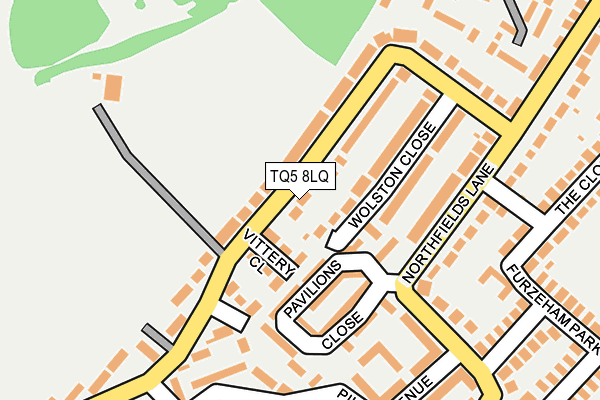 TQ5 8LQ map - OS OpenMap – Local (Ordnance Survey)