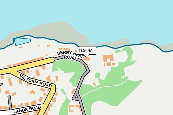 TQ5 9AJ map - OS OpenMap – Local (Ordnance Survey)