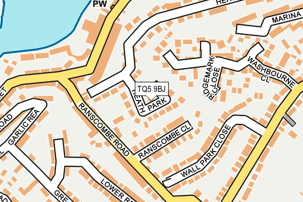 TQ5 9BJ map - OS OpenMap – Local (Ordnance Survey)