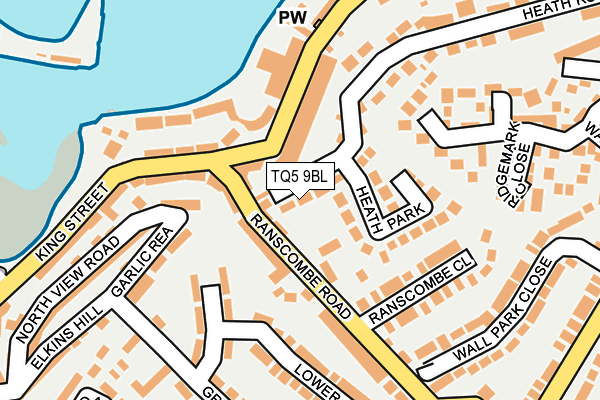 TQ5 9BL map - OS OpenMap – Local (Ordnance Survey)