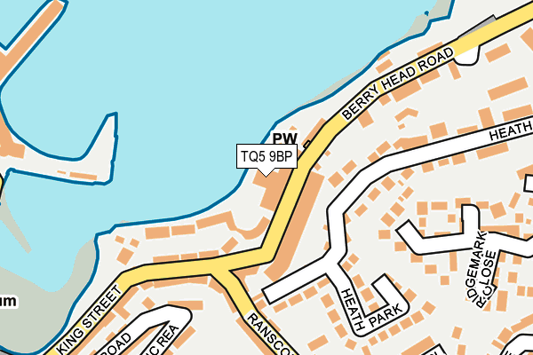 TQ5 9BP map - OS OpenMap – Local (Ordnance Survey)