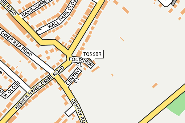 TQ5 9BR map - OS OpenMap – Local (Ordnance Survey)