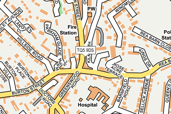 TQ5 9DS map - OS OpenMap – Local (Ordnance Survey)