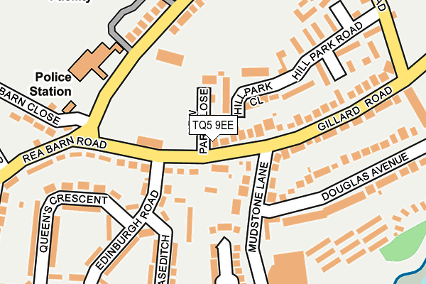 TQ5 9EE map - OS OpenMap – Local (Ordnance Survey)