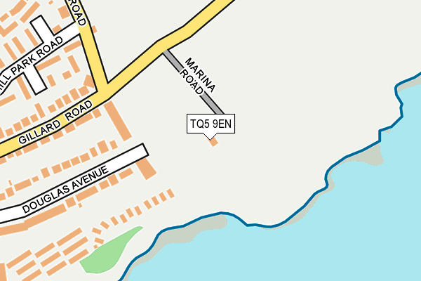 TQ5 9EN map - OS OpenMap – Local (Ordnance Survey)