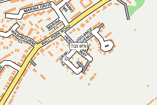 TQ5 9FN map - OS OpenMap – Local (Ordnance Survey)