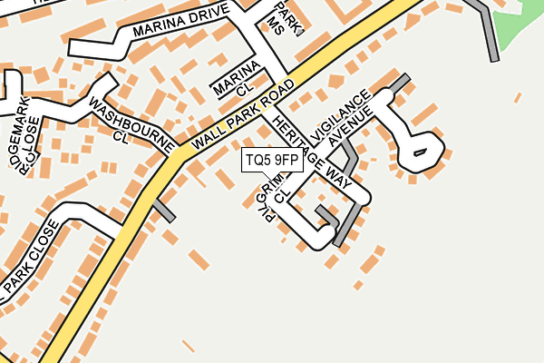 TQ5 9FP map - OS OpenMap – Local (Ordnance Survey)