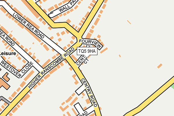 TQ5 9HA map - OS OpenMap – Local (Ordnance Survey)