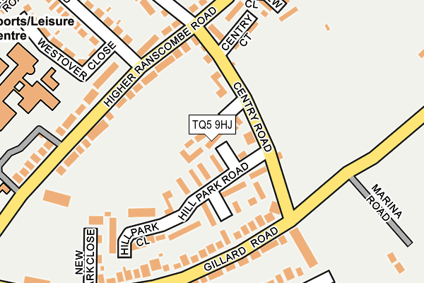 TQ5 9HJ map - OS OpenMap – Local (Ordnance Survey)
