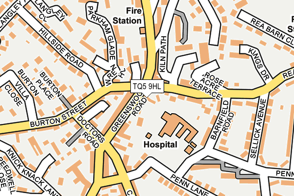 TQ5 9HL map - OS OpenMap – Local (Ordnance Survey)
