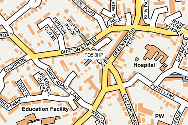 TQ5 9HP map - OS OpenMap – Local (Ordnance Survey)