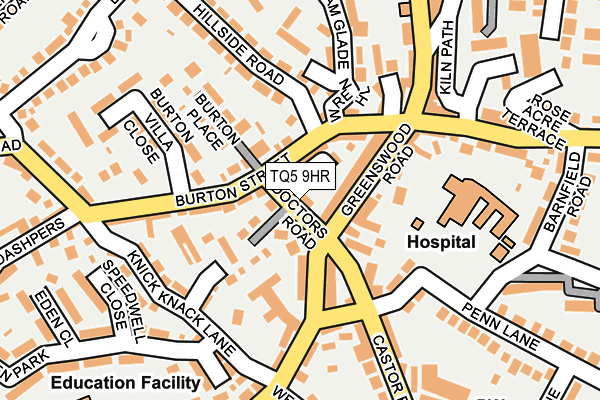 TQ5 9HR map - OS OpenMap – Local (Ordnance Survey)