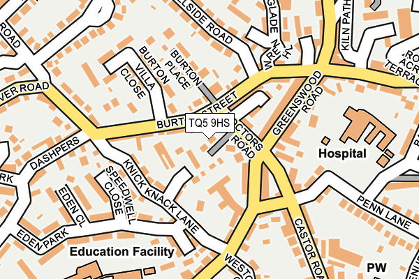 TQ5 9HS map - OS OpenMap – Local (Ordnance Survey)