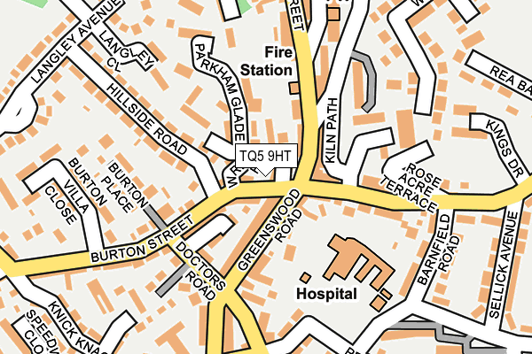 TQ5 9HT map - OS OpenMap – Local (Ordnance Survey)