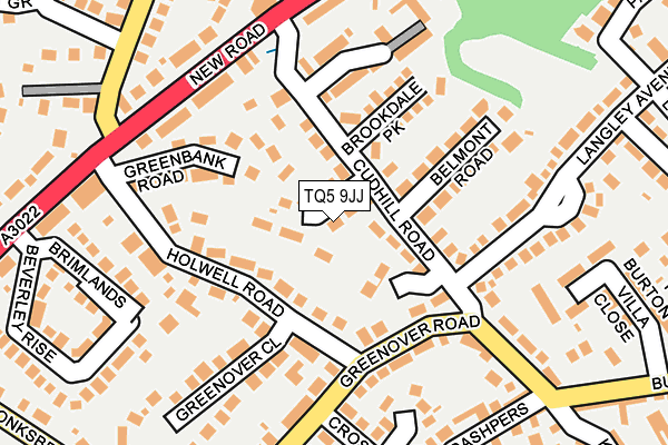 TQ5 9JJ map - OS OpenMap – Local (Ordnance Survey)