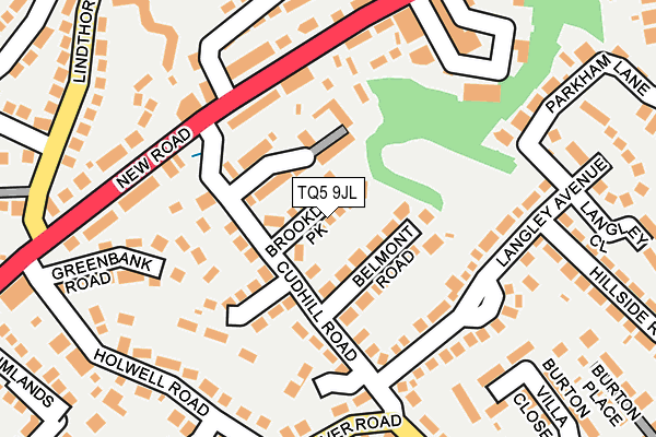 TQ5 9JL map - OS OpenMap – Local (Ordnance Survey)