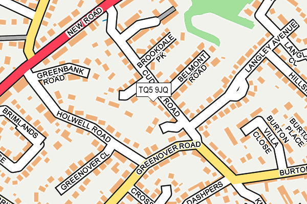 TQ5 9JQ map - OS OpenMap – Local (Ordnance Survey)