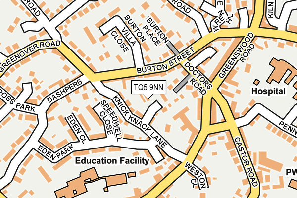 TQ5 9NN map - OS OpenMap – Local (Ordnance Survey)