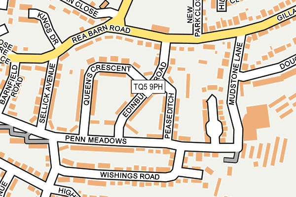 TQ5 9PH map - OS OpenMap – Local (Ordnance Survey)