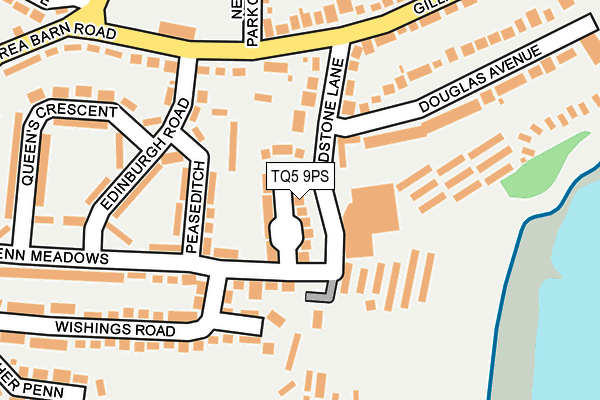 TQ5 9PS map - OS OpenMap – Local (Ordnance Survey)
