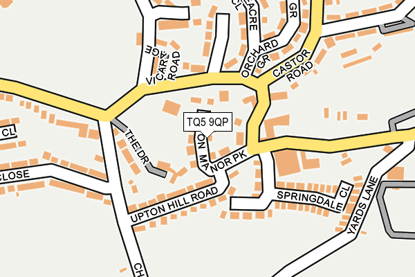 TQ5 9QP map - OS OpenMap – Local (Ordnance Survey)