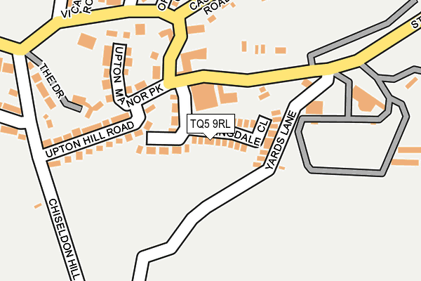 TQ5 9RL map - OS OpenMap – Local (Ordnance Survey)