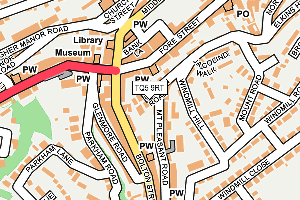 TQ5 9RT map - OS OpenMap – Local (Ordnance Survey)