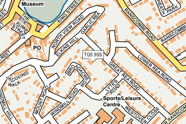 TQ5 9SS map - OS OpenMap – Local (Ordnance Survey)