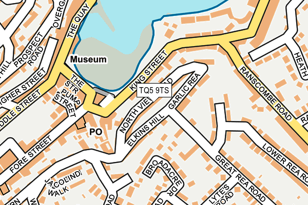 TQ5 9TS map - OS OpenMap – Local (Ordnance Survey)