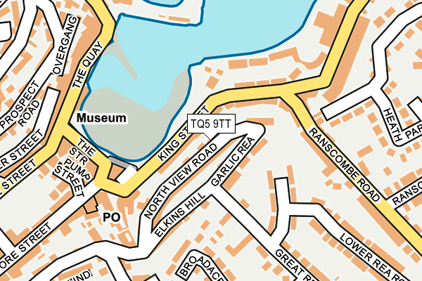 TQ5 9TT map - OS OpenMap – Local (Ordnance Survey)