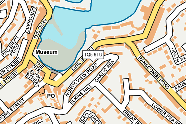 TQ5 9TU map - OS OpenMap – Local (Ordnance Survey)