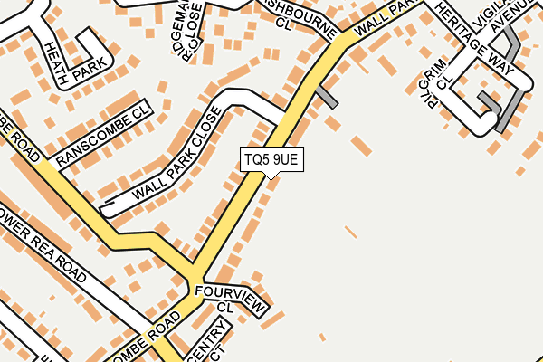 TQ5 9UE map - OS OpenMap – Local (Ordnance Survey)