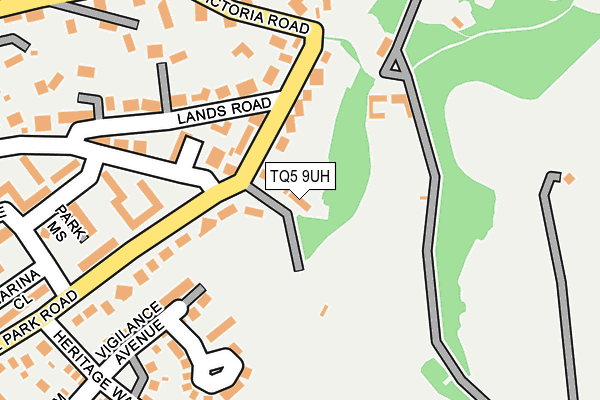 TQ5 9UH map - OS OpenMap – Local (Ordnance Survey)