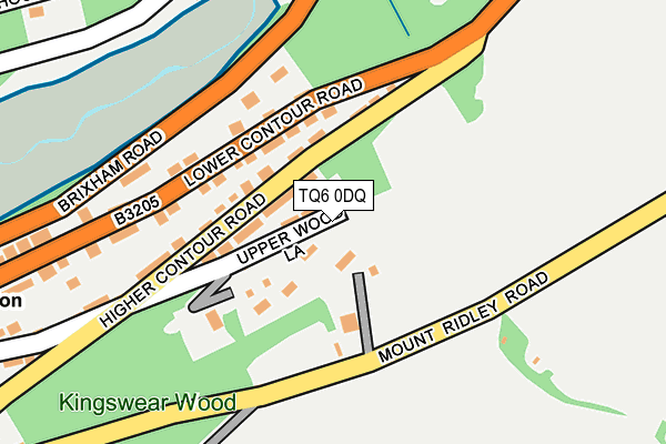 TQ6 0DQ map - OS OpenMap – Local (Ordnance Survey)