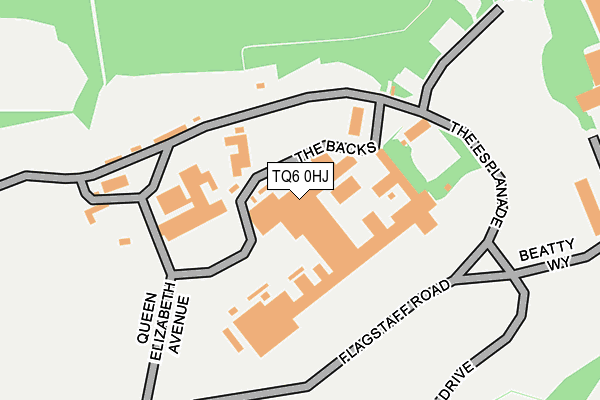 TQ6 0HJ map - OS OpenMap – Local (Ordnance Survey)