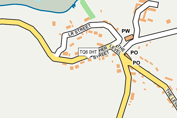 TQ6 0HT map - OS OpenMap – Local (Ordnance Survey)
