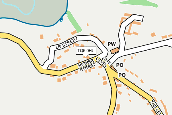 TQ6 0HU map - OS OpenMap – Local (Ordnance Survey)