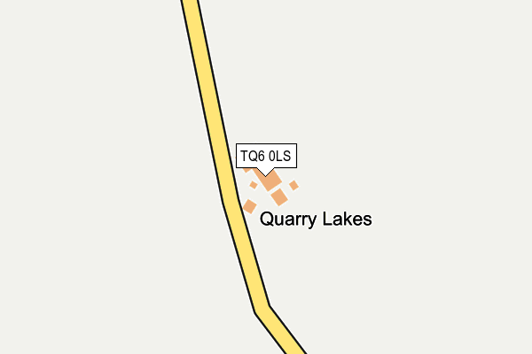TQ6 0LS map - OS OpenMap – Local (Ordnance Survey)