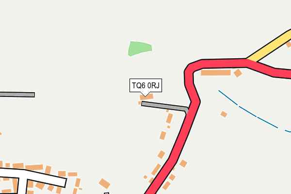 TQ6 0RJ map - OS OpenMap – Local (Ordnance Survey)