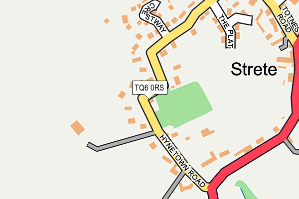 TQ6 0RS map - OS OpenMap – Local (Ordnance Survey)