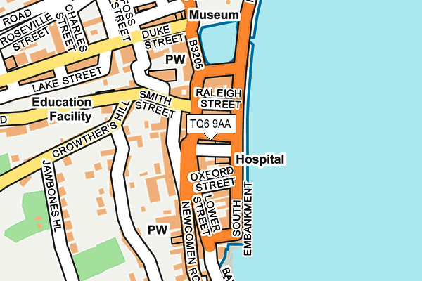 Map of DARTMOUTH PIZZA CO LTD at local scale