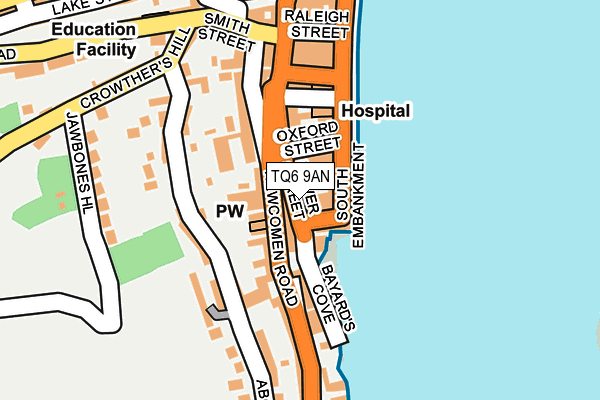 Map of DARTMOUTH HAIR LIMITED at local scale