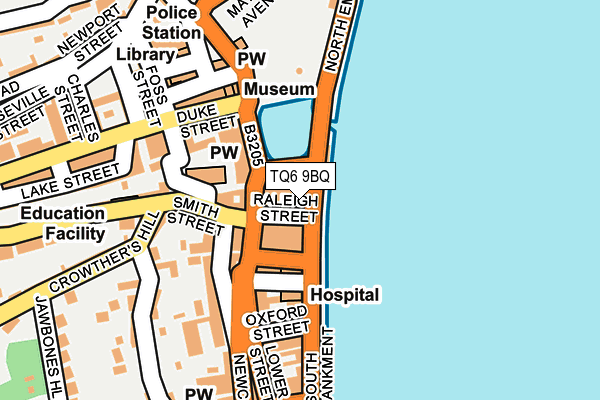 TQ6 9BQ map - OS OpenMap – Local (Ordnance Survey)