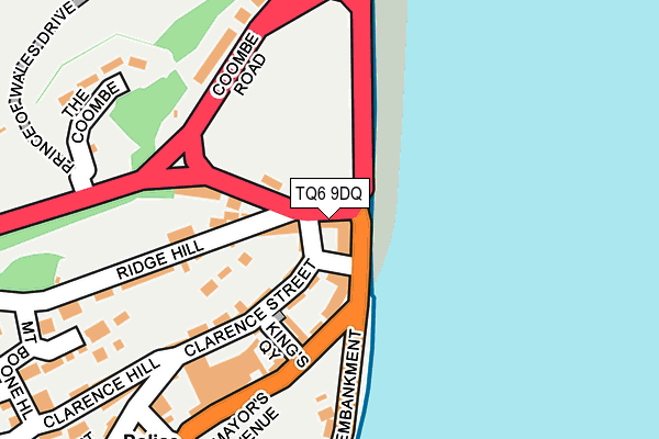 TQ6 9DQ map - OS OpenMap – Local (Ordnance Survey)