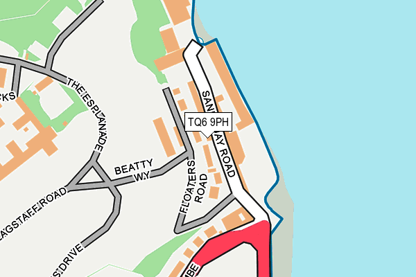 Map of DART MARINA LIMITED at local scale