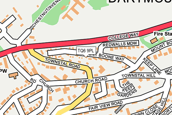 Map of STONE'S THROW FARM LTD at local scale