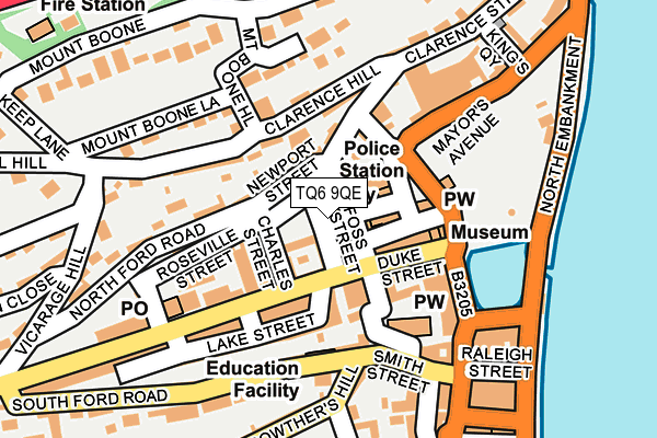 Map of RICHARD BLAKE ESTATE AGENTS LIMITED at local scale