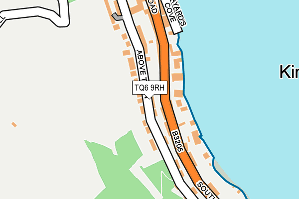 TQ6 9RH map - OS OpenMap – Local (Ordnance Survey)
