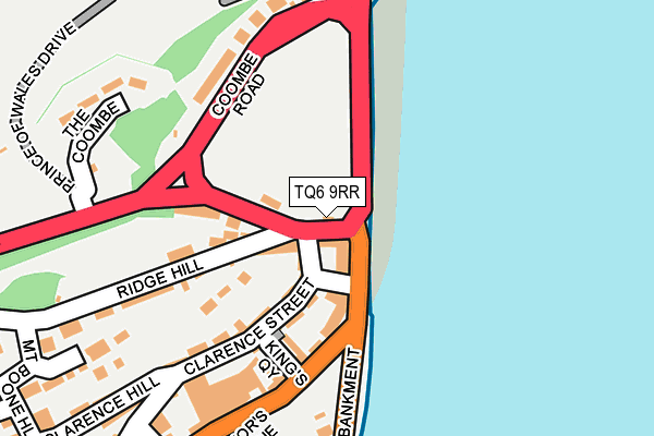 TQ6 9RR map - OS OpenMap – Local (Ordnance Survey)